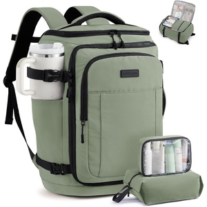 image:imageLOVEVOOK Travel Backpack for Women amp Men 25L Airline Approved Personal Item Carry On Backpack Lightweight with 2 Packing Cubes Waterproof Daypack for Work Gym amp Weekend Travel Slate GreenBlackSlate Greenblack