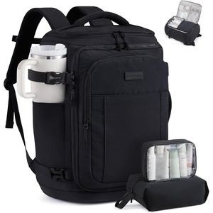 image:imageLOVEVOOK Travel Backpack for Women amp Men 25L Airline Approved Personal Item Carry On Backpack Lightweight with 2 Packing Cubes Waterproof Daypack for Work Gym amp Weekend Travel Slate GreenBlackBlack