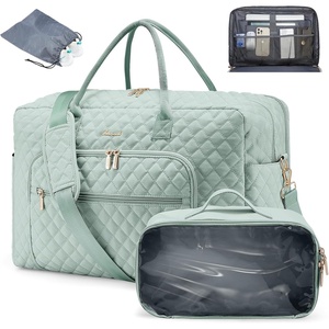 image:imageLOVEVOOK Travel Duffle Bag  Womens Weekender Carry On Overnight Laptop amp Gym Bag With ToiletryShoe Pocket Hospital Labor BagMint Green