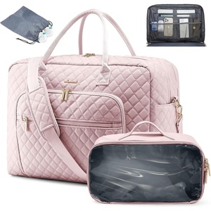 image:imageLOVEVOOK Travel Duffle Bag  Womens Weekender Carry On Overnight Laptop amp Gym Bag With ToiletryShoe Pocket Hospital Labor BagPinkmedium