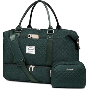 image:imageLOVEVOOK Travel Duffle BagWeekender Bags for Women with Shoe CompartmentCarry on Overnight Bag with Toiletry BagGym Duffel Bag with Wet Pocket Hospital Bags for Labor and DeliveryADark Greena