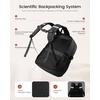 image:imageLOVEVOOK College Laptop Backpack for Women Work Computer Travel Backpack  Giant Tumbler Holder 156Inch Backpack with Laptop Compartment Padded Panel Chest BuckleCommuter Teacher Purse Bag BlackBeige  Green  Black