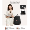 image:imageLOVEVOOK College Laptop Backpack for Women Work Computer Travel Backpack  Giant Tumbler Holder 156Inch Backpack with Laptop Compartment Padded Panel Chest BuckleCommuter Teacher Purse Bag BlackBeige  Been Green