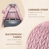 image:imageLOVEVOOK Diaper Bag Backpack Small Baby Bag Cute Baby Diaper Bag Stylish WaterResistant Travel Baby Bag for Mom Baby Backpack with Changing Pad Stroller Straps Black BeigePink
