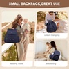 image:imageLOVEVOOK Diaper Bag Backpack Small Baby Bag Cute Baby Diaper Bag Stylish WaterResistant Travel Baby Bag for Mom Baby Backpack with Changing Pad Stroller Straps Black BeigeBlue