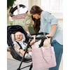 image:imageLOVEVOOK Diaper Bag Tote 156 Inch Puffer Diaper Bag Waterproof Travel Diaper Tote with Changing Pad Pacifier CasePink