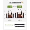 image:imageLOVEVOOK Insulated Lunch Bag Women Puffer Adult Lunch Box for Women Black  Wide Opening Large Loncheras Para Mujer with Cup HolderStrawberry CharmLeakproof Cooler Bag for Teacher Picnic Beach TravelBeige Black Brown