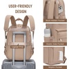 image:imageLOVEVOOK Laptop Backpack for Women 156 Inch Laptop Bag with USB Port Fashion Waterproof Backpacks Teacher Nurse Stylish Travel Bags Vintage Daypacks Bookbag for College School WorkKhaki