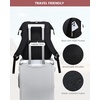 image:imageLOVEVOOK Laptop Backpack for Women 156 Inch Laptop Bag with USB Port Fashion Waterproof Backpacks Teacher Nurse Stylish Travel Bags Vintage Daypacks Bookbag for College School WorkBlack