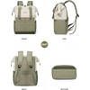 image:imageLOVEVOOK Laptop Backpack for Women 156 Inch Laptop Bag with USB Port Fashion Waterproof Backpacks Teacher Nurse Stylish Travel Bags Vintage Daypacks Bookbag for College School WorkBeige  Bean Green