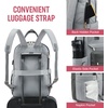 image:imageLOVEVOOK Laptop Backpack for Women 156 Inch Laptop Bag with USB Port Fashion Waterproof Backpacks Teacher Nurse Stylish Travel Bags Vintage Daypacks Bookbag for College School WorkDark Grey  Light Grey