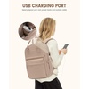 image:imageLOVEVOOK Laptop Backpack for Women 156 Inch Laptop Bag with USB Port Fashion Waterproof Backpacks Teacher Nurse Stylish Travel Bags Vintage Daypacks Bookbag for College School WorkKhaki