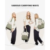 image:imageLOVEVOOK Laptop Backpack for Women 156 Inch Laptop Bag with USB Port Fashion Waterproof Backpacks Teacher Nurse Stylish Travel Bags Vintage Daypacks Bookbag for College School WorkBeige  Bean Green