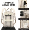 image:imageLOVEVOOK Laptop Backpack for Women 156 Inch Laptop Bag with USB Port Fashion Waterproof Backpacks Teacher Nurse Stylish Travel Bags Vintage Daypacks Bookbag for College School WorkKhaki  Pinkish Beige