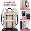 image:imageLOVEVOOK Laptop Backpack for Women 156 Inch Laptop Bag with USB Port Fashion Waterproof Backpacks Teacher Nurse Stylish Travel Bags Vintage Daypacks Bookbag for College School WorkNavy  Dark Apricot