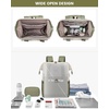 image:imageLOVEVOOK Laptop Backpack for Women 156 Inch Laptop Bag with USB Port Fashion Waterproof Backpacks Teacher Nurse Stylish Travel Bags Vintage Daypacks Bookbag for College School WorkBeige  Bean Green