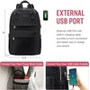 image:imageLOVEVOOK Laptop Backpack for Women 156 Inch Laptop Bag with USB Port Fashion Waterproof Backpacks Teacher Nurse Stylish Travel Bags Vintage Daypacks Bookbag for College School WorkBlack