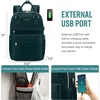 image:imageLOVEVOOK Laptop Backpack for Women 156 Inch Laptop Bag with USB Port Fashion Waterproof Backpacks Teacher Nurse Stylish Travel Bags Vintage Daypacks Bookbag for College School WorkDark Green