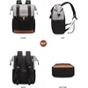 image:imageLOVEVOOK Laptop Backpack for Women 156 Inch Laptop Bag with USB Port Fashion Waterproof Backpacks Teacher Nurse Stylish Travel Bags Vintage Daypacks Bookbag for College School WorkGreyblack