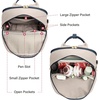 image:imageLOVEVOOK Laptop Backpack for Women 156 Inch Laptop Bag with USB Port Fashion Waterproof Backpacks Teacher Nurse Stylish Travel Bags Vintage Daypacks Bookbag for College School WorkNavy  Dark Apricot