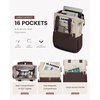 image:imageLOVEVOOK Laptop Backpack for Women 156 Inch Laptop Bag with USB Port Fashion Waterproof Backpacks Teacher Nurse Stylish Travel Bags Vintage Daypacks Bookbag for College School WorkApricot  Coffee