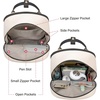 image:imageLOVEVOOK Laptop Backpack for Women 156 Inch Laptop Bag with USB Port Fashion Waterproof Backpacks Teacher Nurse Stylish Travel Bags Vintage Daypacks Bookbag for College School WorkBlack  Beige