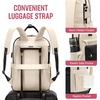 image:imageLOVEVOOK Laptop Backpack for Women 156 Inch Laptop Bag with USB Port Fashion Waterproof Backpacks Teacher Nurse Stylish Travel Bags Vintage Daypacks Bookbag for College School WorkBlack  Beige