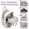 image:imageLOVEVOOK Laptop Backpack for Women 156 Inch Laptop Bag with USB Port Fashion Waterproof Backpacks Teacher Nurse Stylish Travel Bags Vintage Daypacks Bookbag for College School WorkNude  Pinkish Beige