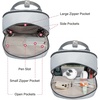 image:imageLOVEVOOK Laptop Backpack for Women 156 Inch Laptop Bag with USB Port Fashion Waterproof Backpacks Teacher Nurse Stylish Travel Bags Vintage Daypacks Bookbag for College School WorkDark Grey  Light Grey