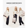 image:imageLOVEVOOK Laptop Backpack for Women 156 Inch Laptop Bag with USB Port Fashion Waterproof Backpacks Teacher Nurse Stylish Travel Bags Vintage Daypacks Bookbag for College School WorkBeige  Nude