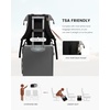 image:imageLOVEVOOK Laptop Backpack for Women 156 Inch Laptop Bag with USB Port Fashion Waterproof Backpacks Teacher Nurse Stylish Travel Bags Vintage Daypacks Bookbag for College School WorkGreyblack