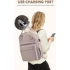 image:imageLOVEVOOK Laptop Backpack for Women 156 Inch Laptop Bag with USB Port Fashion Waterproof Backpacks Teacher Nurse Stylish Travel Bags Vintage Daypacks Bookbag for College School WorkNude