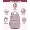 image:imageLOVEVOOK Laptop Backpack for Women 156 Inch Laptop Bag with USB Port Fashion Waterproof Backpacks Teacher Nurse Stylish Travel Bags Vintage Daypacks Bookbag for College School WorkLight Pink
