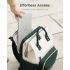 image:imageLOVEVOOK Laptop Backpack for Women 156 Inch Work Business Backpacks Purse With Large Capacity Waterproof Nurse Bag College Bookbag for School Waterproof Casual Daypack for TravelWhitegreenblack