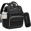 image:imageLOVEVOOK Laptop Backpack for Women 156 Inch Work Business Backpacks Purse With Large Capacity Waterproof Nurse Bag College Bookbag for School Waterproof Casual Daypack for TravelBlack