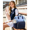 image:imageLOVEVOOK Laptop Backpack for Women 156 Inch Work Business Backpacks Purse With Large Capacity Waterproof Nurse Bag College Bookbag for School Waterproof Casual Daypack for TravelDarkbluesky