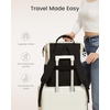 image:imageLOVEVOOK Laptop Backpack for Women 156 Inch Work Business Backpacks Purse With Large Capacity Waterproof Nurse Bag College Bookbag for School Waterproof Casual Daypack for TravelPinkgrey
