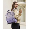 image:imageLOVEVOOK Laptop Backpack for Women 156 Inch Work Business Backpacks Purse With Large Capacity Waterproof Nurse Bag College Bookbag for School Waterproof Casual Daypack for TravelLilaclavendermauve