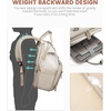 image:imageLOVEVOOK Laptop Backpack for Women 156 inch Waterproof Nurse Bag Teacher Work Backpack Purse for Women Travel Computer Backpack for College Office Business LadiesCream Tan