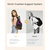 image:imageLOVEVOOK Laptop Backpack for Women 156 inch Waterproof Nurse Bag Teacher Work Backpack Purse for Women Travel Computer Backpack for College Office Business LadiesPurple Black