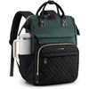image:imageLOVEVOOK Laptop Backpack for Women 156 inch Waterproof Nurse Bag Teacher Work Backpack Purse for Women Travel Computer Backpack for College Office Business LadiesGreen Black