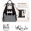 image:imageLOVEVOOK Laptop Backpack for Women 156 inch Waterproof Nurse Bag Teacher Work Backpack Purse for Women Travel Computer Backpack for College Office Business LadiesCreamblack
