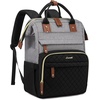 image:imageLOVEVOOK Laptop Backpack for Women 156 inch Waterproof Nurse Bag Teacher Work Backpack Purse for Women Travel Computer Backpack for College Office Business LadiesGray Black