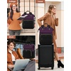 image:imageLOVEVOOK Laptop Backpack for Women 156 inch Waterproof Nurse Bag Teacher Work Backpack Purse for Women Travel Computer Backpack for College Office Business LadiesPurple Black
