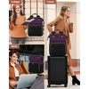 image:imageLOVEVOOK Laptop Backpack for Women 156 inch Waterproof Nurse Bag Teacher Work Backpack Purse for Women Travel Computer Backpack for College Office Business LadiesDark Purple Black
