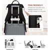 image:imageLOVEVOOK Laptop Backpack for Women 156 inch Waterproof Nurse Bag Teacher Work Backpack Purse for Women Travel Computer Backpack for College Office Business LadiesBlack Brown