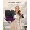 image:imageLOVEVOOK Laptop Backpack for Women 156 inch Waterproof Nurse Bag Teacher Work Backpack Purse for Women Travel Computer Backpack for College Office Business LadiesPurple Black
