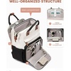 image:imageLOVEVOOK Laptop Backpack for Women 156 inch Waterproof Nurse Bag Teacher Work Backpack Purse for Women Travel Computer Backpack for College Office Business LadiesCreamblack