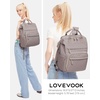 image:imageLOVEVOOK Laptop Backpack for Women 156 inch Waterproof Nurse Bag Teacher Work Backpack Purse for Women Travel Computer Backpack for College Office Business LadiesDusty Pink