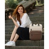 image:imageLOVEVOOK Laptop Backpack for Women 156 inch Waterproof Nurse Bag Teacher Work Backpack Purse for Women Travel Computer Backpack for College Office Business LadiesKhaki Coffee